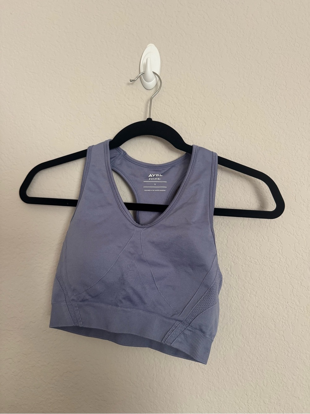 AYBL Lavender Racerback Sports Bra and Shorts Set